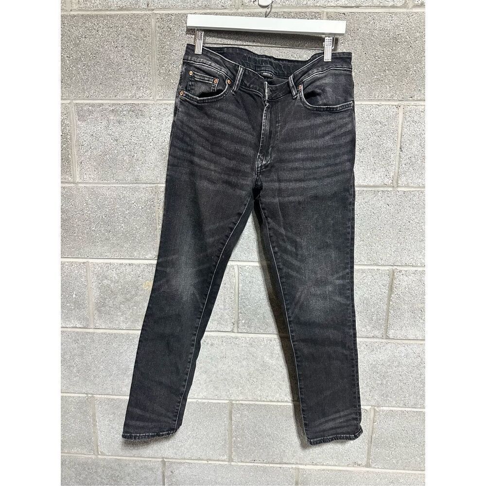 American Eagle Men's AirFlex+ Slim Straight Jean Black Wash Size 34x30